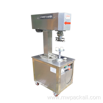 automatic tealiquid tin glass cans jar Sealing Machine